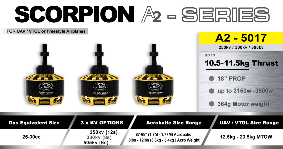 Scorpion A2-5017-505kv (67-68